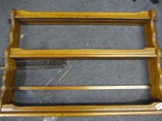 Oak Wall Mounted Shelf