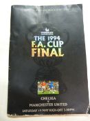 1994 Man Utd Vs Chelsea F.A Cup Final Official Match day Programme