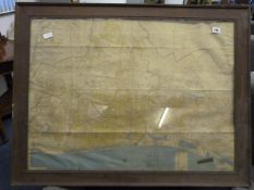 Framed Map of Hull