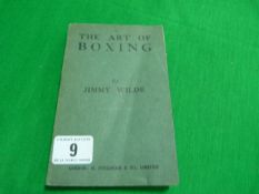 Book Entitled - The Art Of Boxing by Jimmy Wilde (1960s)