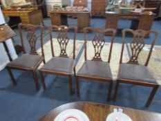 Set of 4 Oak Dining Chairs