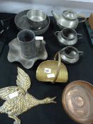 Assorted Pewter & Brassware
