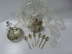 Collection of Silver Plate & Cut Glass