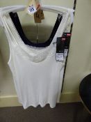 *18 Camisole Tops - Purple and Cream