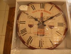 *Small Wall Clock Depicting Centimillion Wine RRP £12.00