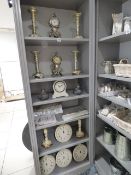 *Contents of Shelf including Decorative Clocks - Garniture Sets etc