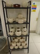 *4 Tier Grey Metal Rack