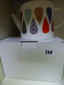 *2 Ceramic Teapots - 1 Boxed