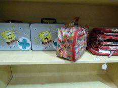 *2 Spongebob Squarepants Picnic Boxes and 5 Make Up Bags