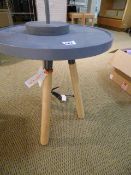 *Beech and Grey Circular Occasional Table