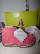 *Pair of Hush Puppies Pink Suede Shoes Size 7