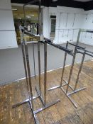 *Chrome Swastika Style Garment Rail