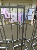 *Silver Swastika Style Garment Rail