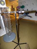 *Black and Chrome Swastika Style Garment Rail