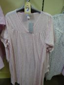 *13 Slenderella Pink Short & Long Sleeved Night Dresses