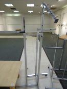 *Chrome and White Swastika Display Stand