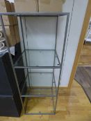 *Steel and Plate Glass 3 Tier Display Unit