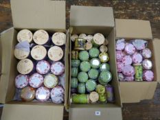 *3 Boxes containing 163 Scented Candles