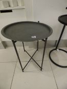 *Metal Tray on Stand