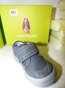 *Pair of Boys Navy Hush Puppies Shoes Size 4