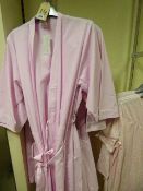 *14  Slenderella Pinstripe Dressing Gowns