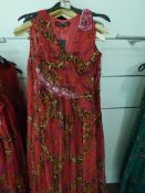 *35 Red Floral A Star is Born Full Length Dresses