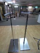 *2 Garment Rails with Adjustable Height