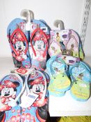 *9 Pairs of Disney & Other Flip Flops