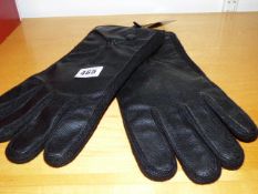 *Pair of Gents Leather and Fabric Gloves