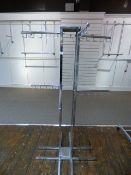 *Chrome 2 Tier Garment Rail