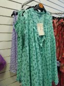 *7 Gabriella Children's Dresses - Green and Lilac