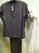 *16 Assorted Gaspe Pyjama Tops and Bottoms - Purple