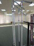 *Chrome and White Swastika Display Stand