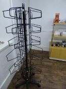 *Plastic Coated Black Spinner Display Unit