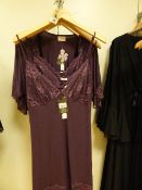 *3 Vanilla Purple  Nighties with 3 Matching Dressing Gowns