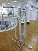 *2 Chrome Garment Rails