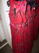 *41 x A Star is Born Red Full Length Floral Dresses - Various Sizes