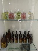 *Contents of 2 Shelves include Liquid Soaps - Hand Lotions - Aftershaves - Perfumes