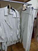 *6 Pairs of Linen Trousers and 2 Linen Jackets