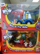 *4 Wow Assorted Children's Toys including Mix and Fix & Harry's CopterAnimal  Rescue