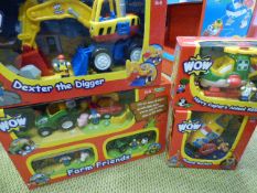 *4 Wow Children's Toys including Ronnie the Rocket - Harrys Copter Animal Rescue etc