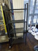 *4 Tier Grey Metal Shelving Unit