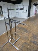 *Chrome Swastika Style Garment Rail