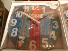 *Shabby Chic Style Small Wall Clock RRP £12.00