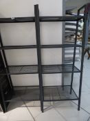 *2 x 4 Tier Metal Shelved Units