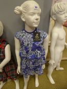 *Young Girl Dressed Mannequin