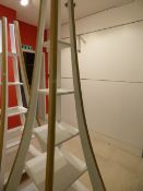 *Eiffel Tower Style Display Stand - White with Gold Trim