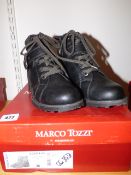 *Pair of Marco Tozzi Lady's Lace Up Boots Size 36