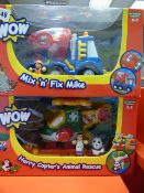 *4 Wow Assorted Children's Toys including Mix and Fix & Harry's CopterAnimal  Rescue
