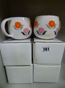 *4 Mr & Mrs Ceramic Cups